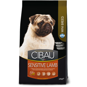 סיבאו כבש ואורז גזע קטן 2.5 ק"ג - Cibau Sensitive Lamb Mini