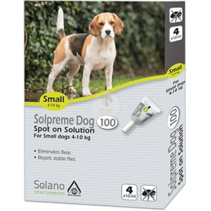 סולאנו אמפולות סולפרים לכלב במשקל 4-10 ק"ג(S)-Solano Solpreme Dog 4-10 Kg סולאנו - Solano