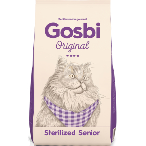 גוסבי אוריג'ינל סניור סטרלייז 3 ק"ג- Gosbi Original Sterilized Senior Cat