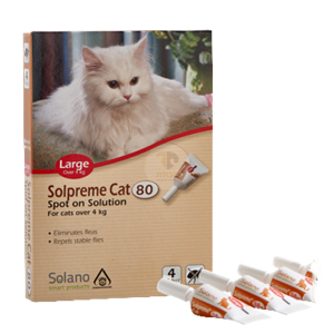 סולאנו אמפולות סולפרים לחתול במשקל 4 ק"ג ומעלה(L)-Solano Solpreme Over 4 Kg