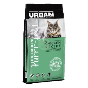 אורבן צ'ויס חתול בוגר עוף 12 ק"ג - Urban Choice Adult Chicken