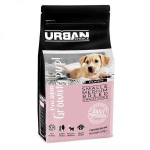 אורבן צ'ויס גור גזע קטן ומדיום 11 ק"ג - Urban Choice Puppy small&medium