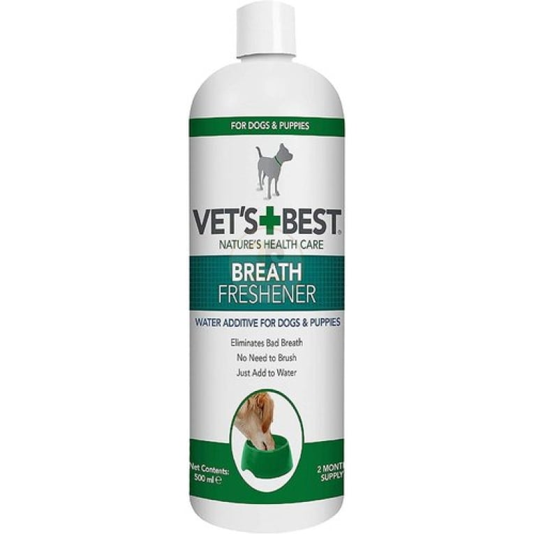 וטס בסט מי פה לכלבים לנשימה רעננה וריח נעים Vet's Best Dental Breath Freshener 500ml
