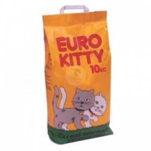 חול לחתולים יורו קיטי 10 ק"ג - Euro Kitty