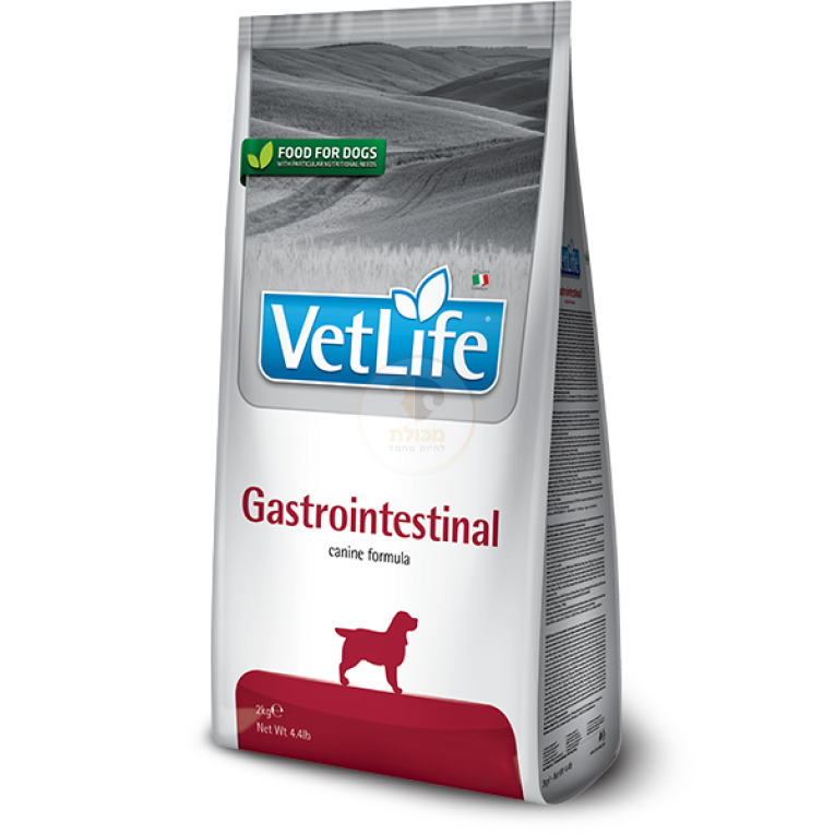 וט לייף מערכת העיכול כלב בוגר 12 ק"ג-Vet Life Gastro-Intestinal Dog