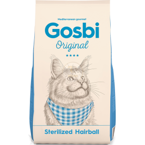 גוסבי אוריג'ינל היירבול 7 ק"ג- Gosbi Original Sterilized Hairball Cat