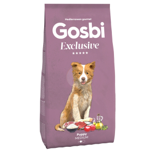 גוסבי אקסלוסיב גורים מדיום 12 ק"ג-Gosbi Exclusive Puppy Medium