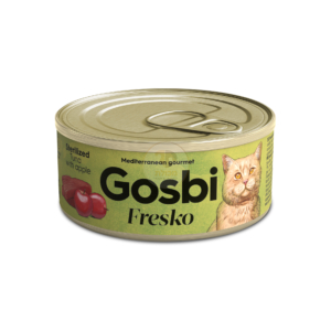 גוסבי טונה ותפוח חתול מסורס 70 גרם- Gosbi Tuna&Apple Sterilized Cat