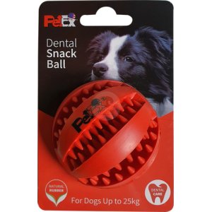 כדור משחק דנטלי לכלב עשוי גומי טבעי
