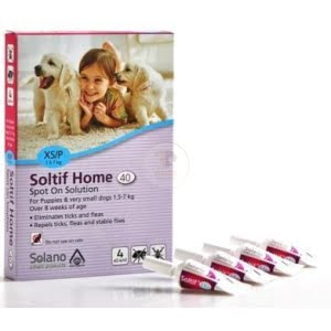 סולאנו אמפולת סולטיף לבית לכלב במשקל 1.5-7 ק"ג(XS)-Solano Soltif Home 1.5-7 Kg