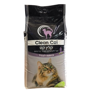 חול קלין קט בניחוח לבנדר 15 ק"ג- Clean Cat Lavender