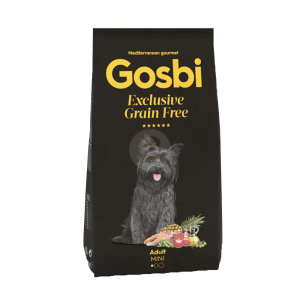 גוסבי אקסלוסיב ללא דגנים גזע קטן 7 ק"ג -Gosbi Exclusive Grain Free Adult Mini
