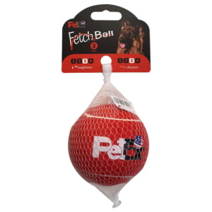 כדור משחק לכלב בצבע אדום | מידה 3 אינץ