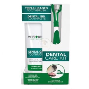 וטס בסט ערכת דנטל ג'ל - Vets best dental kit