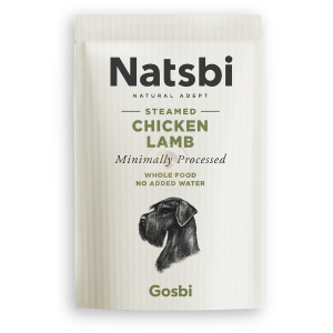 נטסבי כבש ועוף מזון טבעי מאודה 200 גרם - Natsbi Chicken & Lamb