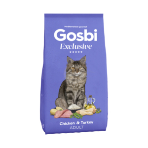 גוסבי חתול אקסלוסיב בוגר עוף והודו 1.5 ק"ג - Gosbi Exclusive chicken & turkey adult