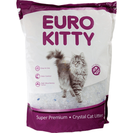 חול קריסטל יורוקיטי 3.8 (L)- Euro Kitty