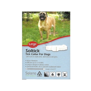 סולאנו קולר סולטיק נגד קרציות לכלב במשקל מעל 20 ק"ג(L)- Solano Soltik Collar for Dog
