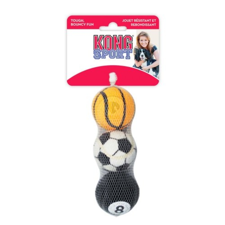 קונג שלישיית כדורי ספורט בינוניים - Kong Sport Ball M