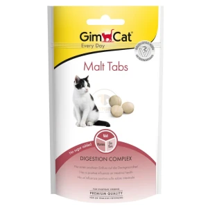 גימקט טבליות מאלט למערכת העיכול לחתולים 40 גרם - GimCat Malt Tabs