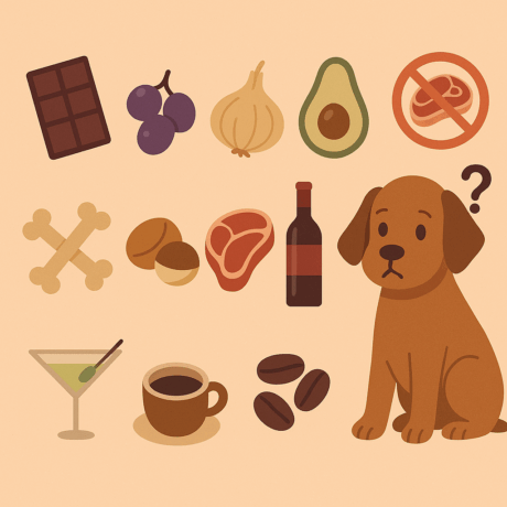 10 מזונות יומיומיים מסוכנים לכלבים – ומה אפשר לתת במקום