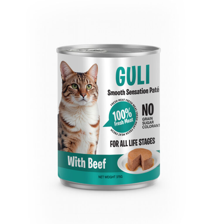 שימורי גולי פטה בקר לחתול 375 גרם