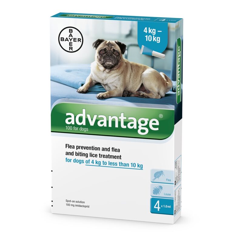 אדוונטג' לכלב 4-10 ק"ג - Advantage dog 4-10 kg אדוונטג' לכלב 4-10 ק"ג - Advantage dog 4-10 kg