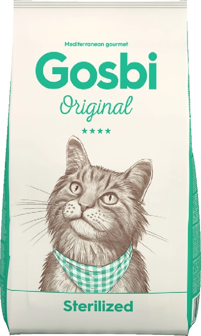 גוסבי אוריג'ינל חתול מסורס 7 ק"ג-Gosbi Original Sterilized Cat