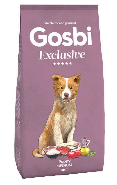 גוסבי אקסלוסיב גורים מדיום 12 ק"ג-Gosbi Exclusive Puppy Medium גוסבי אקסלוסיב גורים מדיום 12 ק"ג-Gosbi Exclusive Puppy Medium