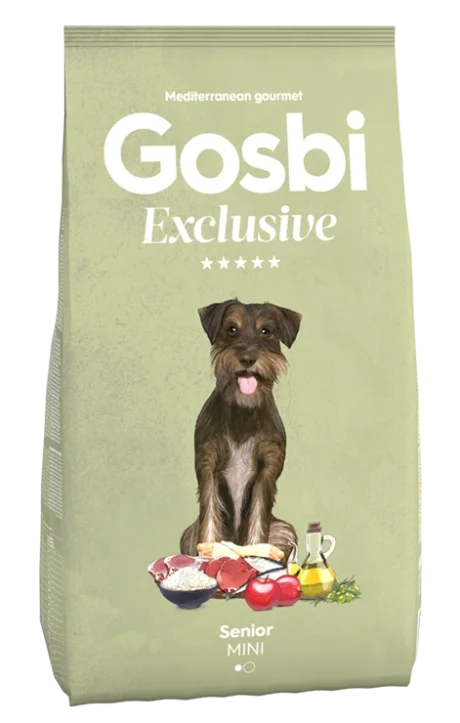 גוסבי אקסלוסיב סניור גזע קטן 7 ק"ג-Gosbi Exclusive Senior Mini