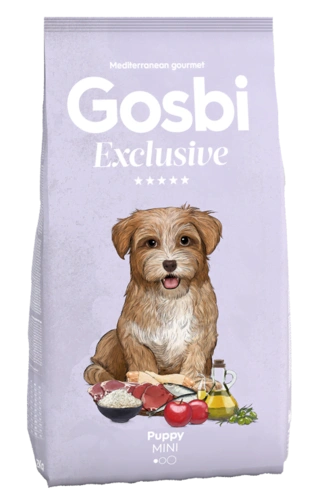 גוסבי אקסלוסיב גורים גזע קטן 7 ק"ג -Gosbi Exclusive Puppy Mini