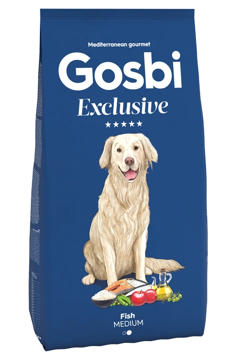 גוסבי אקסלוסיב סלמון ודגי ים מדיום 12 ק"ג-Gosbi Exclusive Fish Medium גוסבי אקסלוסיב סלמון ודגי ים מדיום 12 ק"ג-Gosbi Exclusive Fish Medium