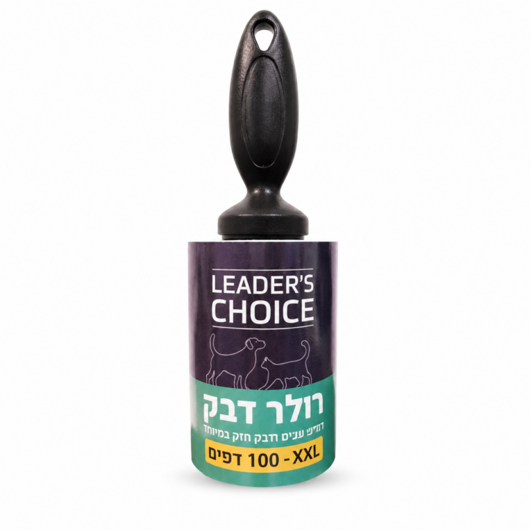 לידר צ'ויס רולר דביק גדול לניקוי שיער - 100 דפים
