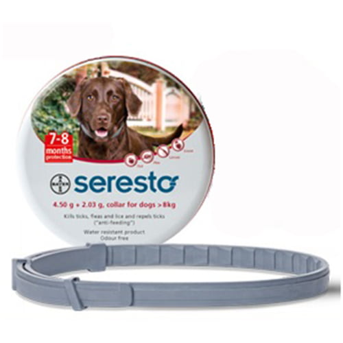 קולר סרסטו לכלב ששוקל מעל 8 ק"ג- Seresto Collar over 8 kg קולר סרסטו לכלב ששוקל מעל 8 ק"ג- Seresto Collar over 8 kg
