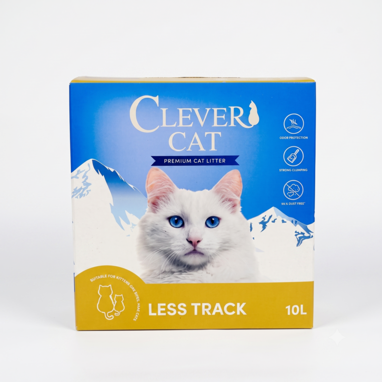 קלבר קט Clever Cat חול לחתולים מתגבש למניעת פיזור מחוץ לארגז ללא בישום – 10 ליטר קלבר קט Clever Cat חול לחתולים מתגבש למניעת פיזור מחוץ לארגז ללא בישום – 10 ליטר