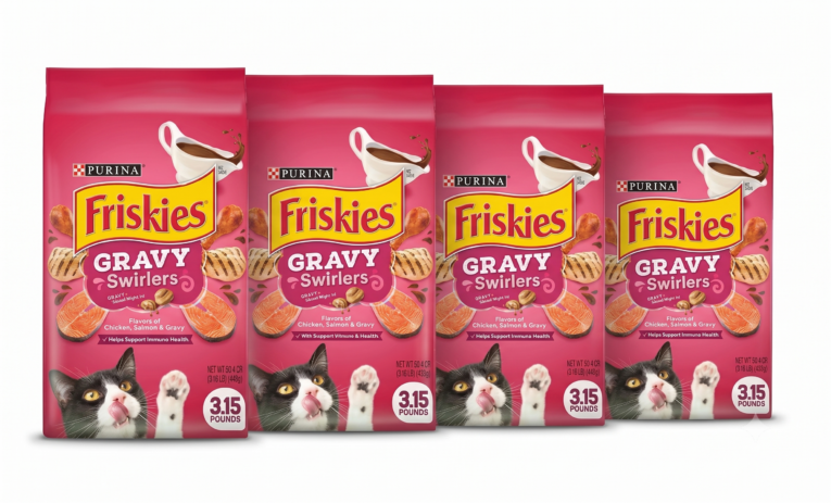 רביעיית פריסקיז Friskies Extra Crunch קראנצ'י מזון יבש לחתולים – סה"כ 5.6 ק"ג