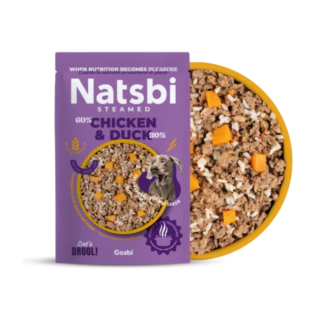 נטסבי ברווז מזון טבעי מאודה 200 גרם - Natsbi Duck