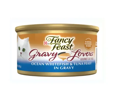 פנסי פיסט דג אוקיאנוס וטונה ברוטב עשיר 85 גרם Fancy Feast